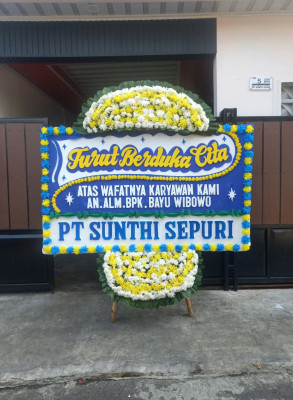 Papan Bunga Duka di Kemang Agung