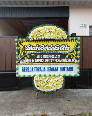 Papan Bunga Duka di Kemang Agung